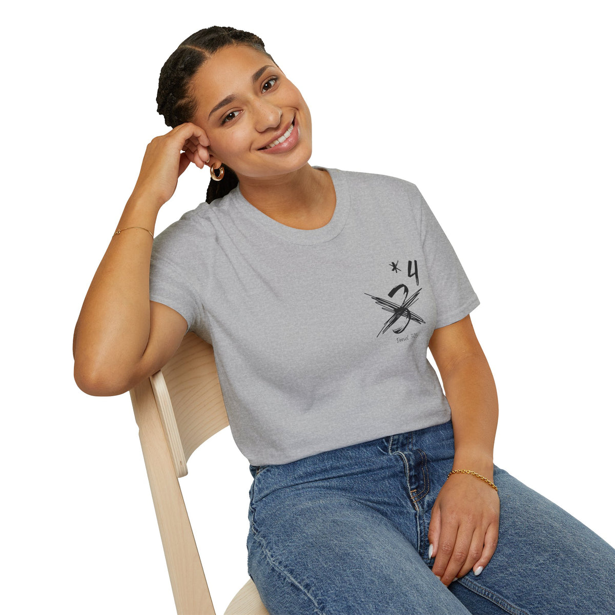 Not Just Three- Unisex Softstyle T-Shirt