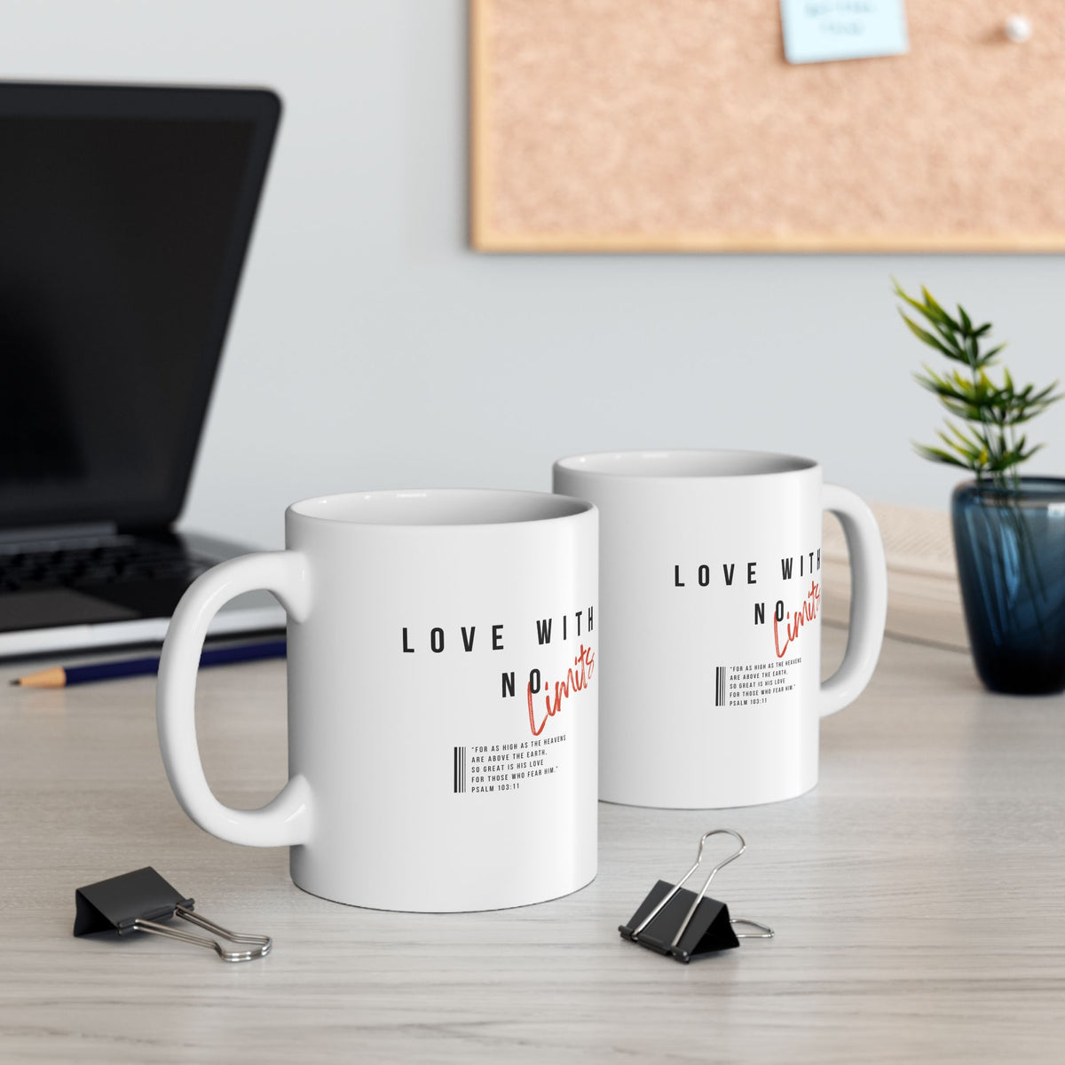 "Love With No Limits" Ceramic Mug, (11oz, 15oz)