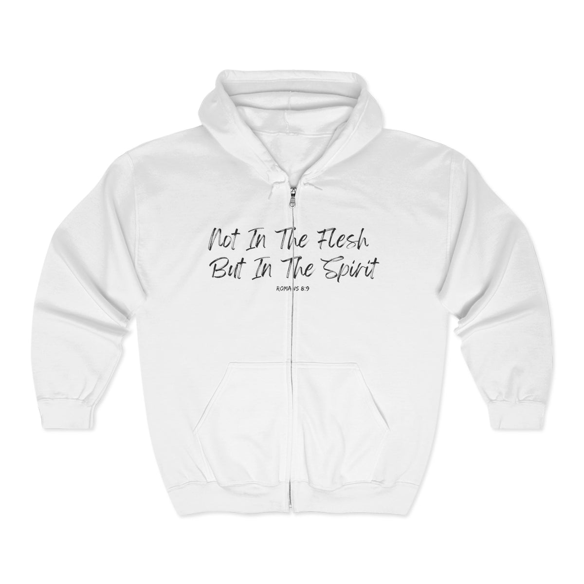 Not In The Flesh but In The Spirit | Unisex Heavy Blend™ Full Zip Hooded Sweatshirt