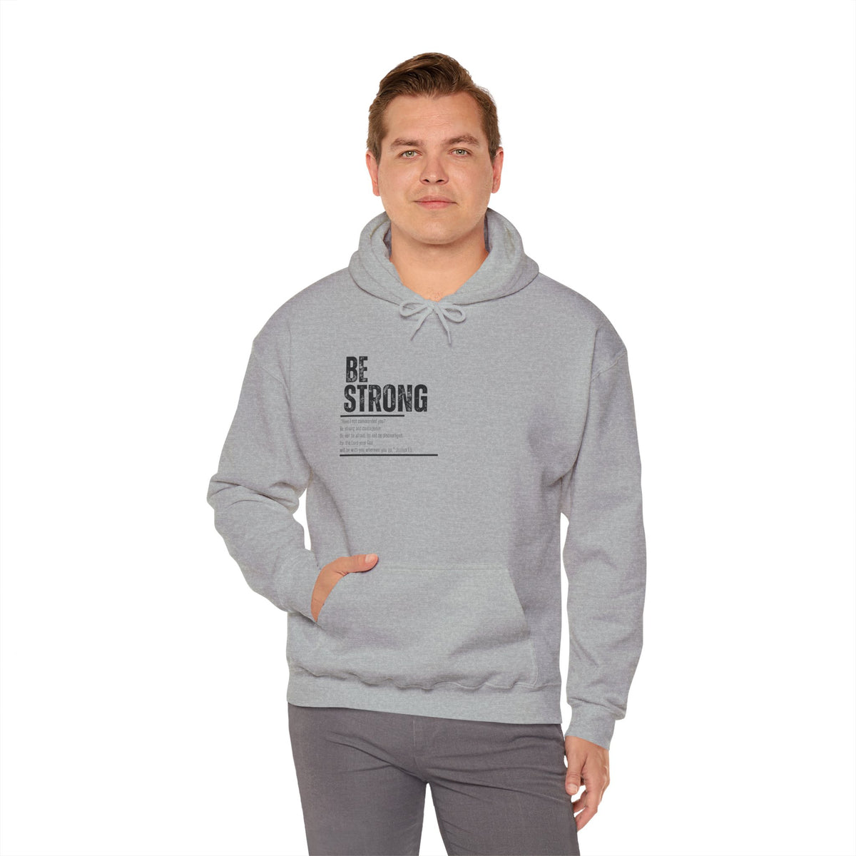 "Be Strong" Unisex Heavy Blend™ Hooded Sweatshirt