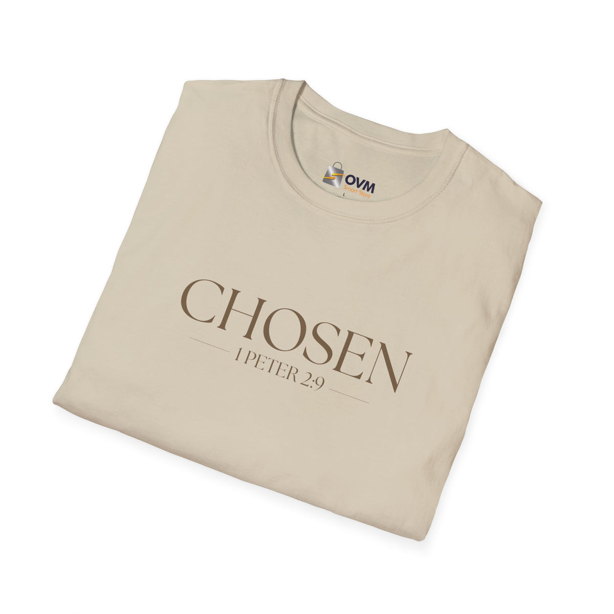 Chosen Christian T-Shirt – 1 Peter 2:9 Faith Apparel - Unisex Softstyle T-Shirt