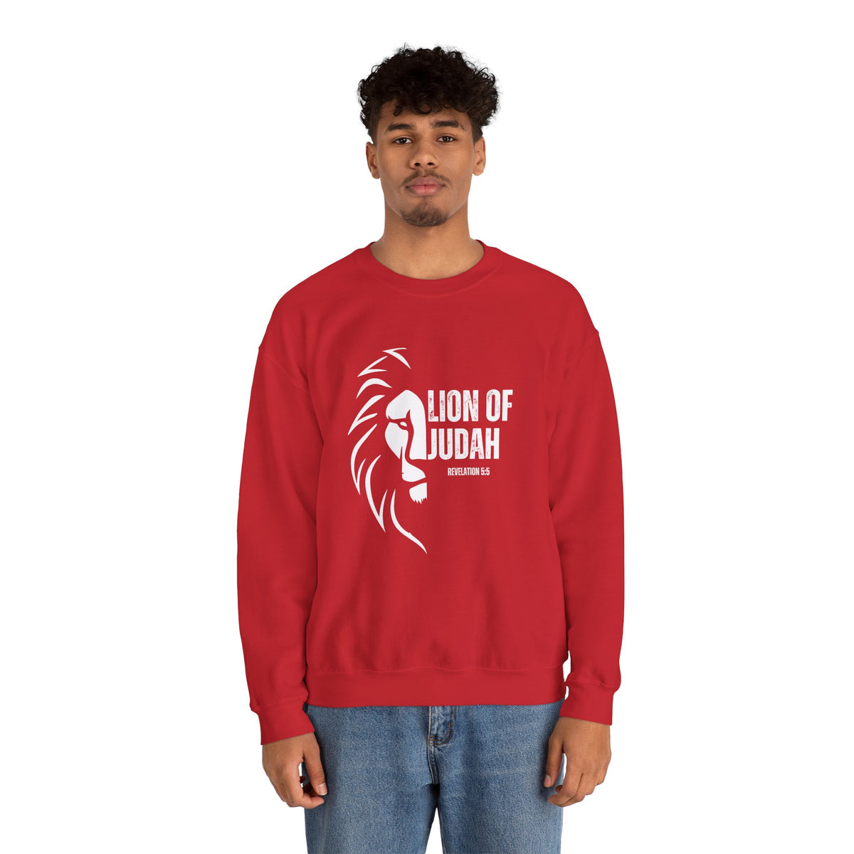 Lion Of Judah- Unisex Heavy Blend™ Crewneck Sweatshirt