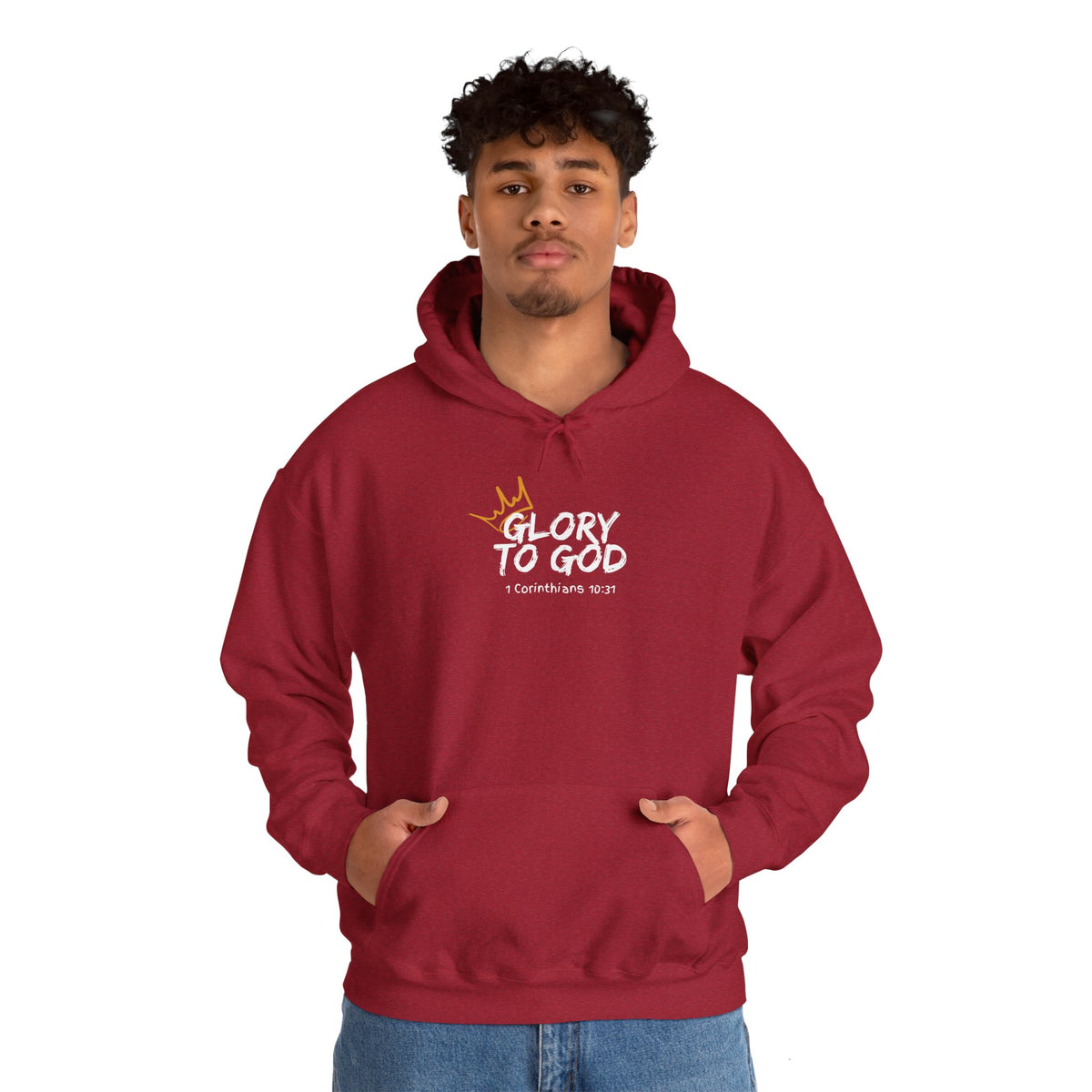 Glory To God Unisex Heavy Blend™ Hooded Sweatshirt