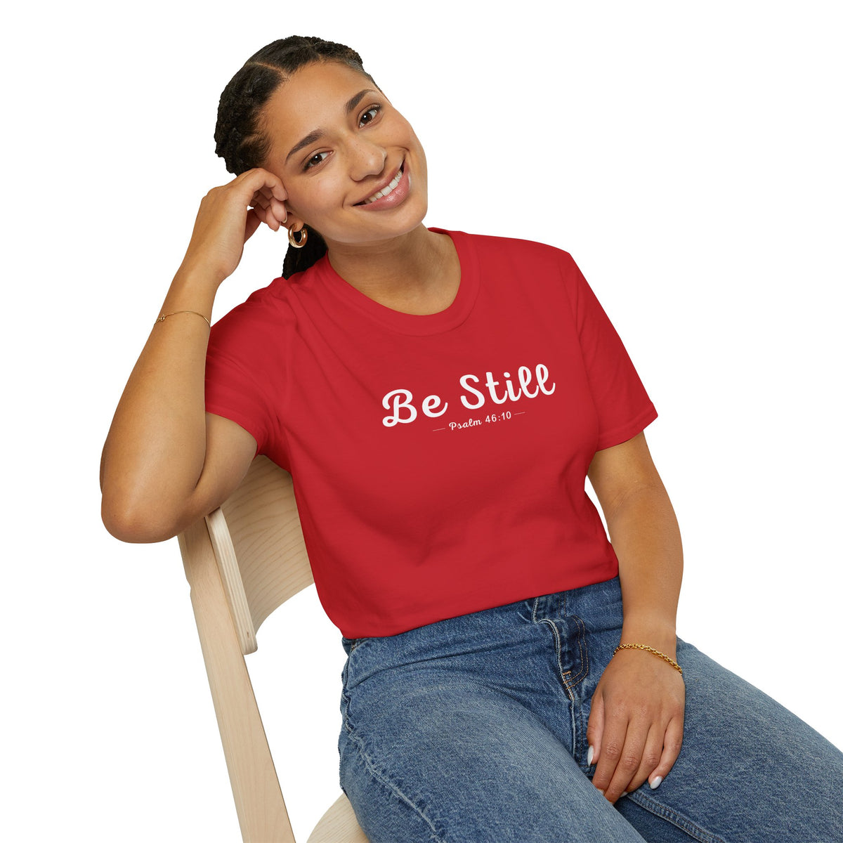 Be Still Christian T-Shirt – Psalm 46:10 Faith Apparel