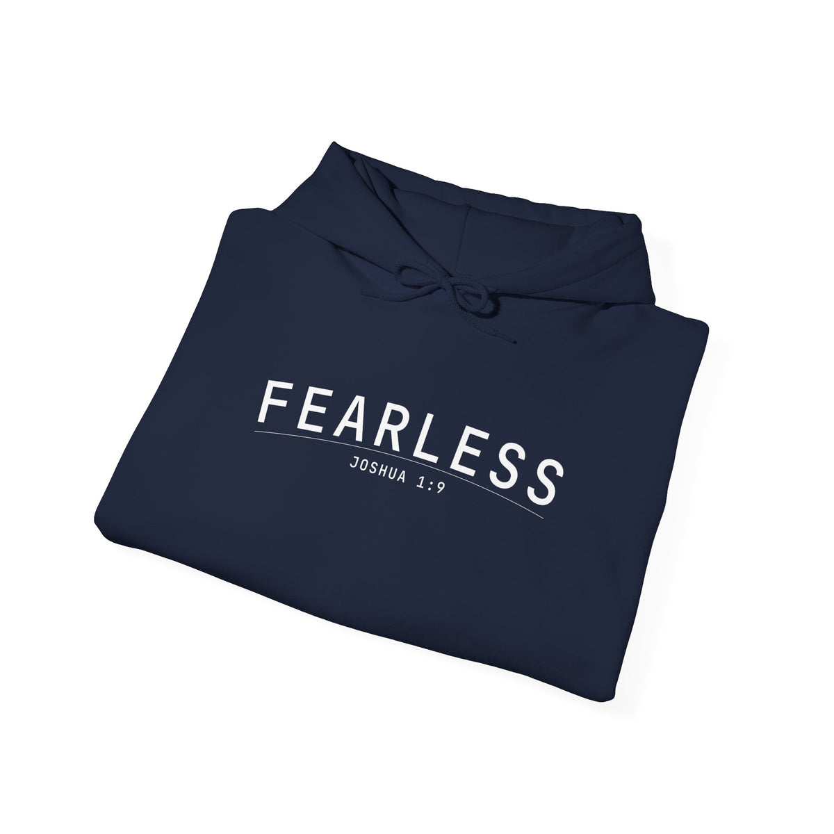 Fearless Christian Hoodie – Joshua 1:9 Faith Comfort Wear