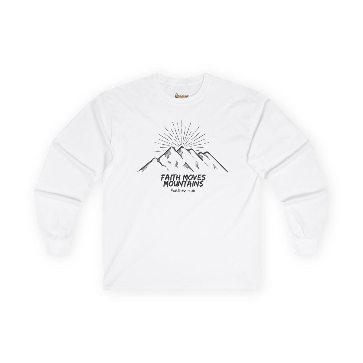 Faith Moves Mountains- Unisex Ultra Cotton Long Sleeve Tee
