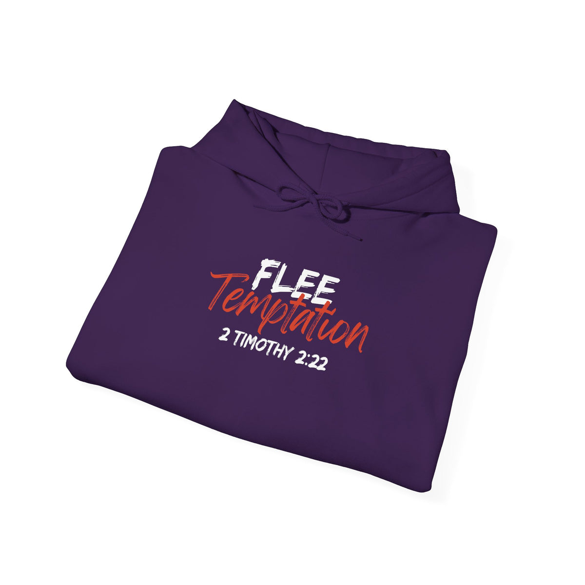 "Flee Temptation" Unisex Heavy Blend™ Hooded Sweatshirt