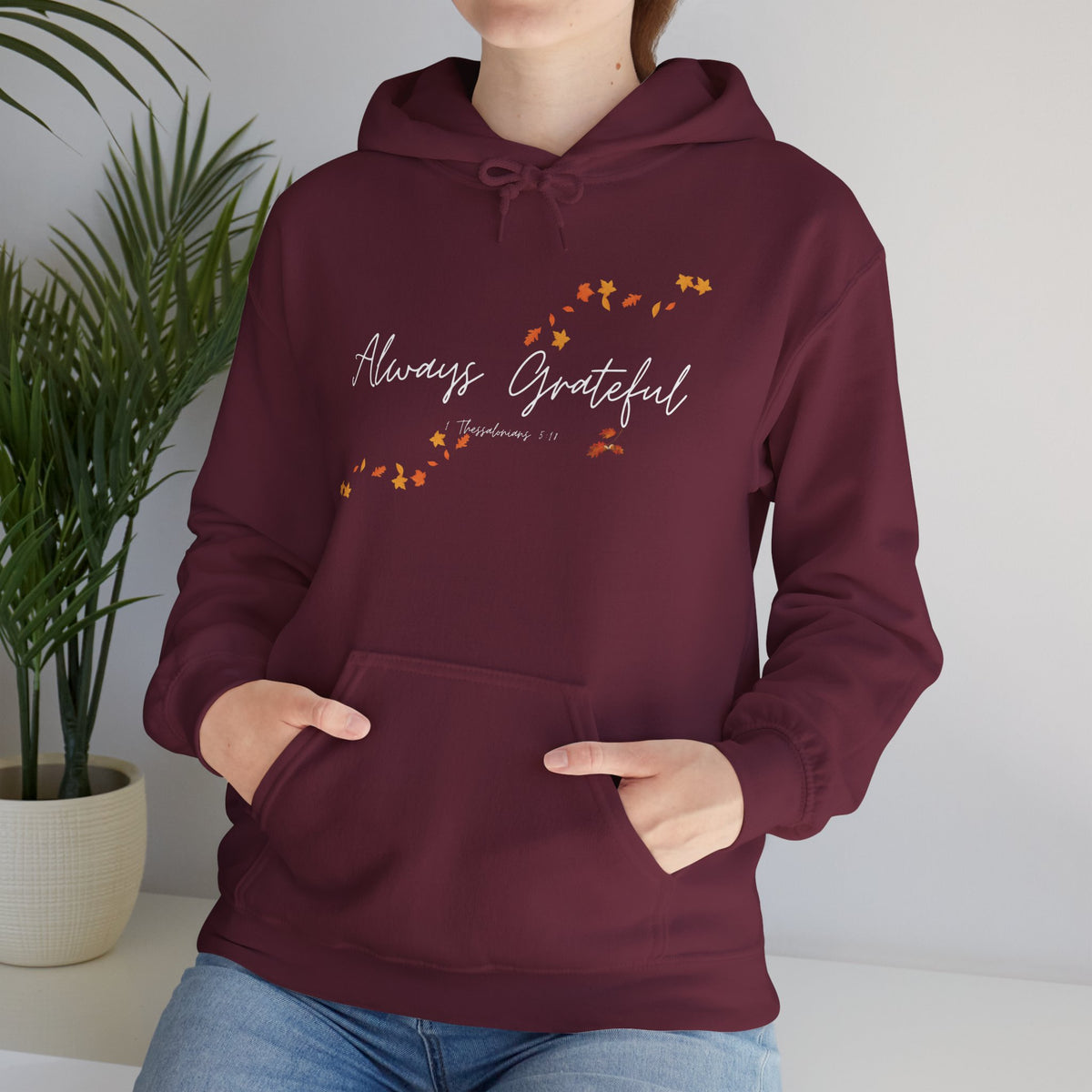 Always Grateful | Ladies' Heavy Blend™ Hooded Sweatshirt