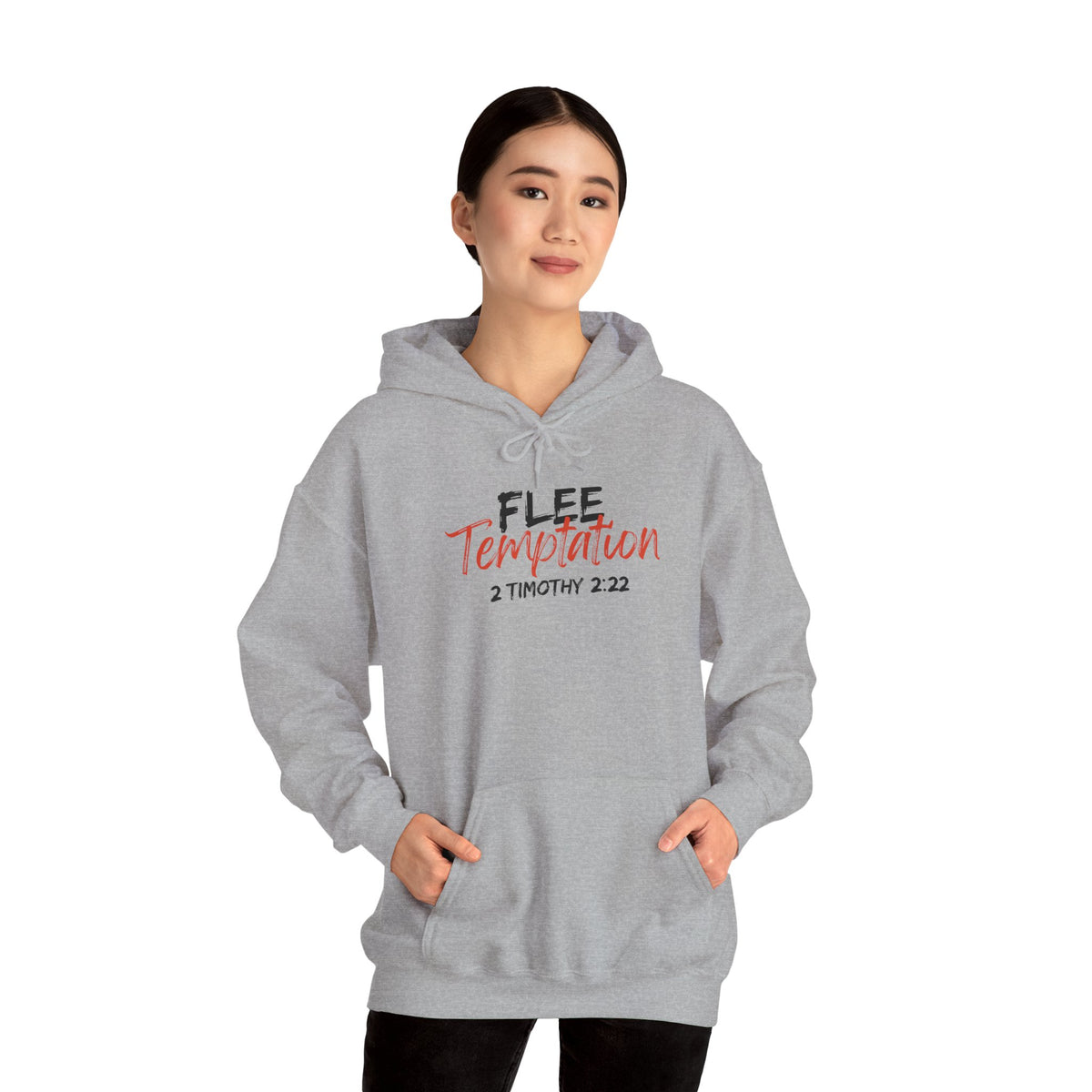 Flee Temptation- Unisex Heavy Blend™ Hooded Sweatshirt