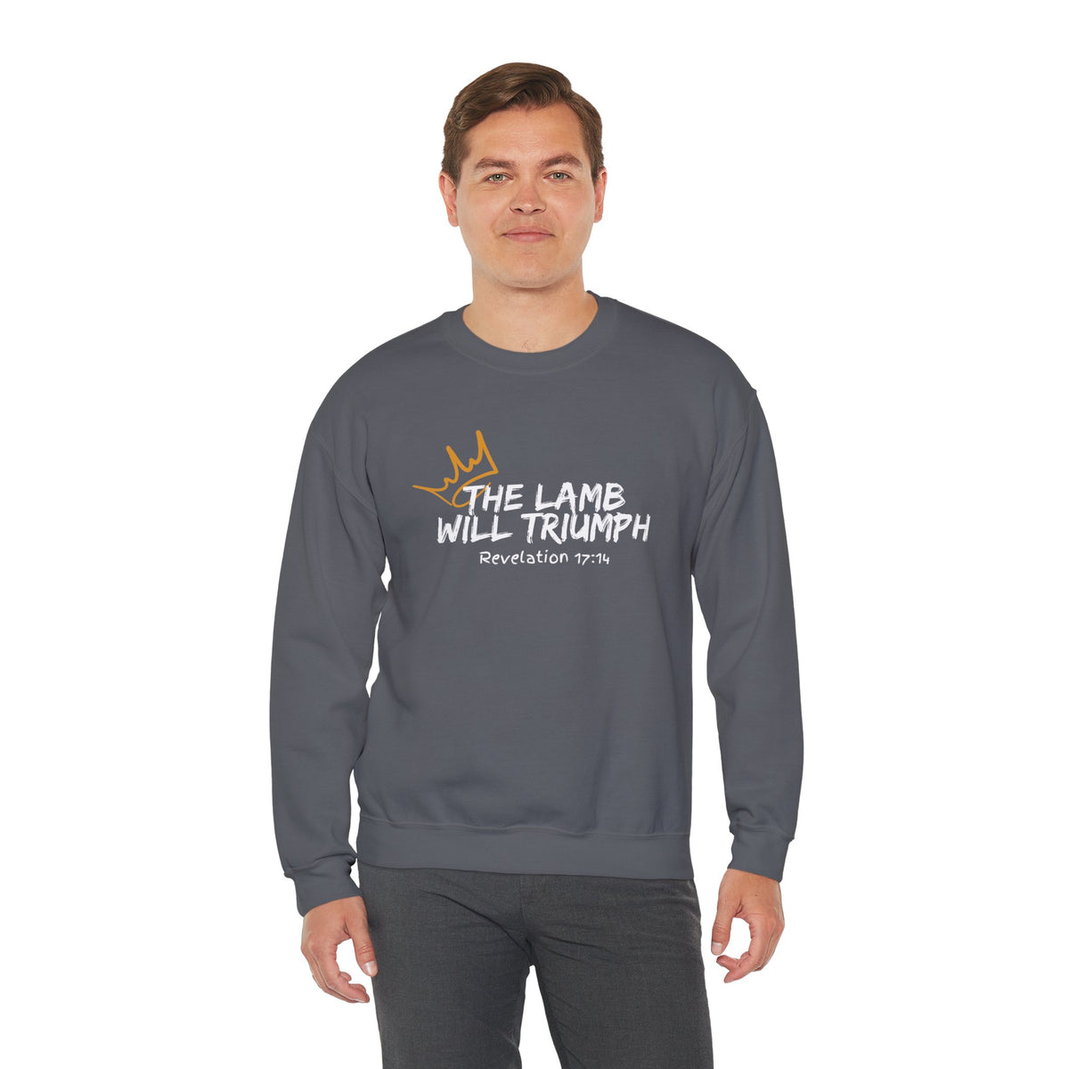 The Lamb Will Triumph Ver.2- Unisex Heavy Blend™ Crewneck Sweatshirt