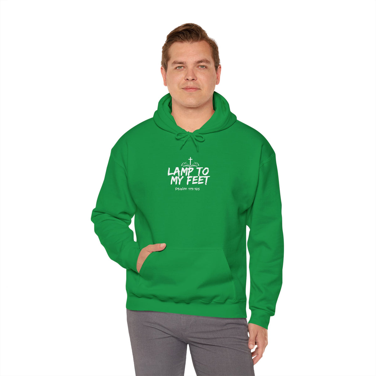 Lamp To My Feet- Unisex Heavy Blend™ Hooded Sweatshirt