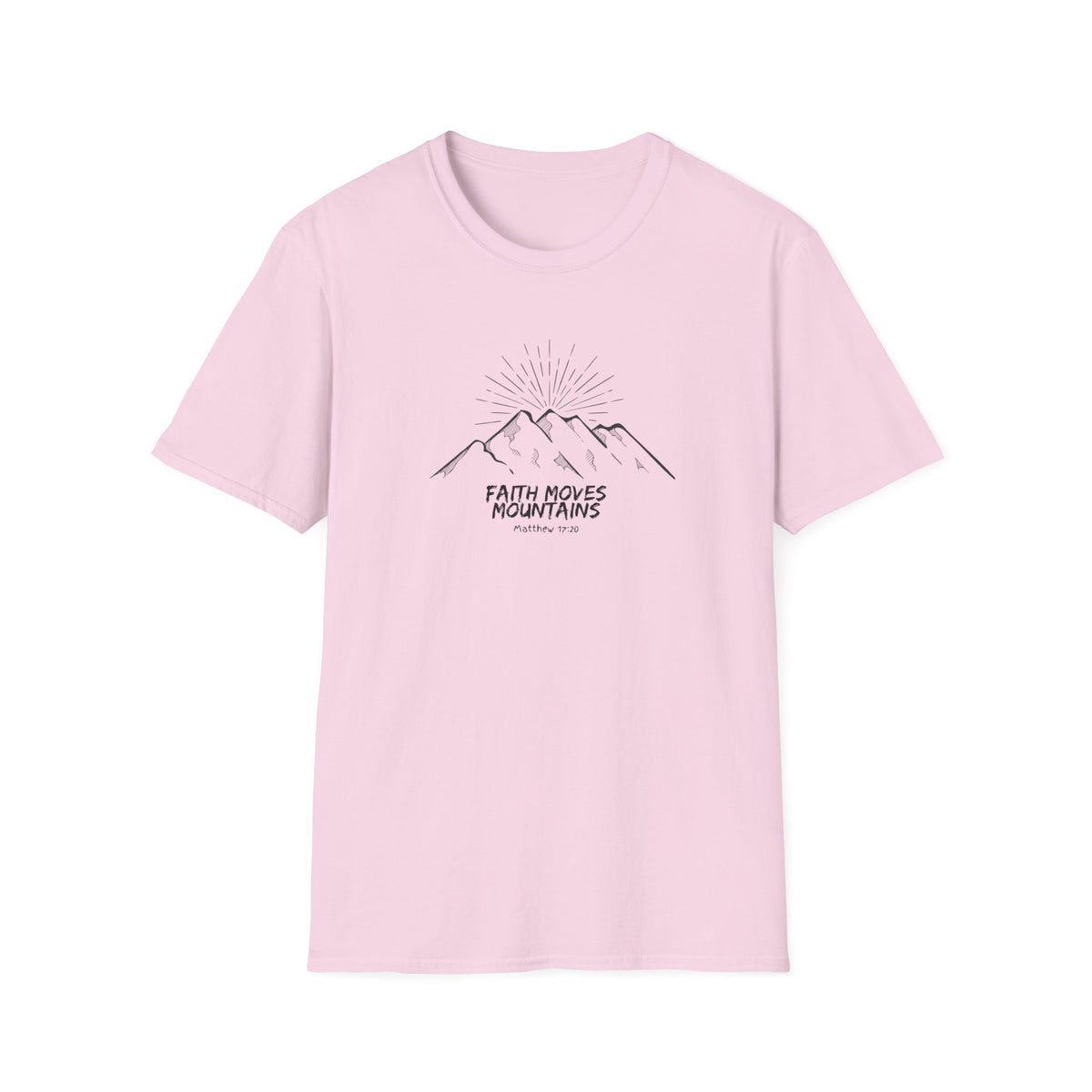 "Faith Moves Mountains" Unisex Softstyle T-Shirt