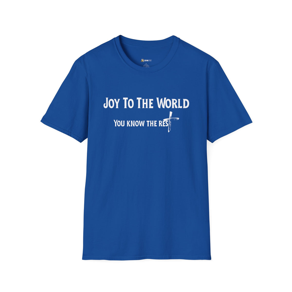 Joy to the World Christian T-Shirt – Faith-Inspired Holiday Apparel | Unisex Softstyle T-Shirt