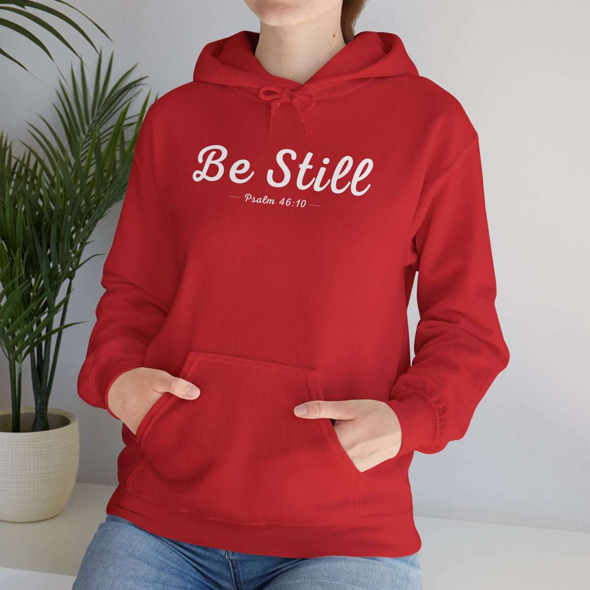 Be Still Christian Hoodie – Psalm 46:10 Faith Comfort Wear