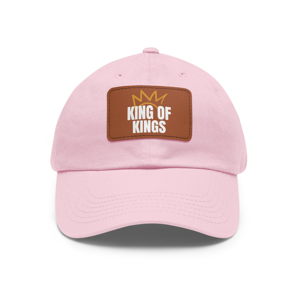 Dad Hat with Leather Patch (Rectangle)