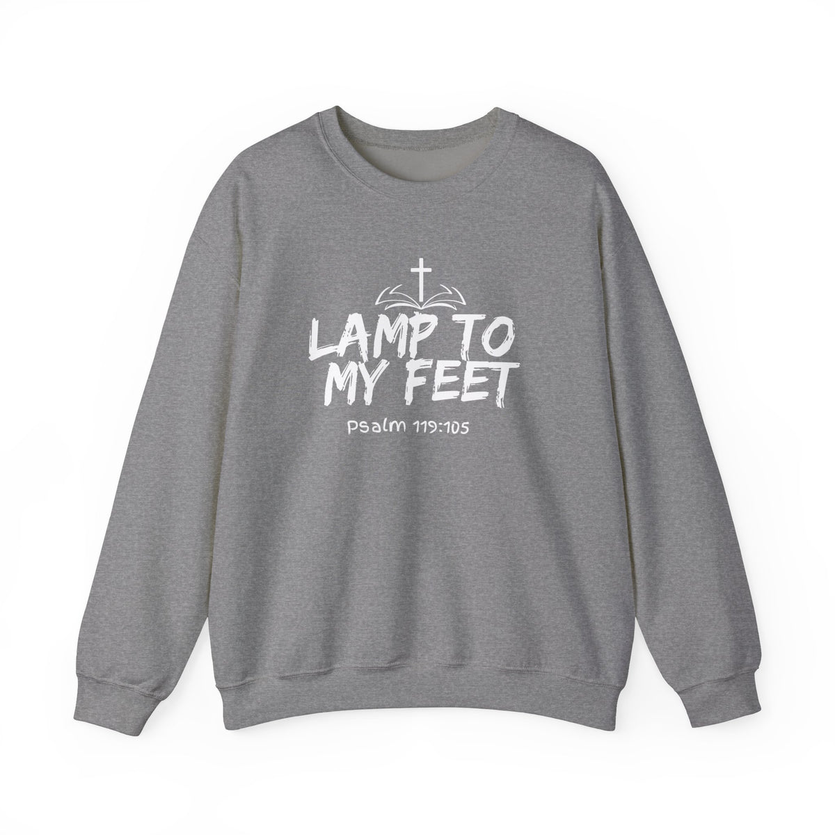 Lamp To My Feet- Unisex Heavy Blend™ Crewneck Sweatshirt