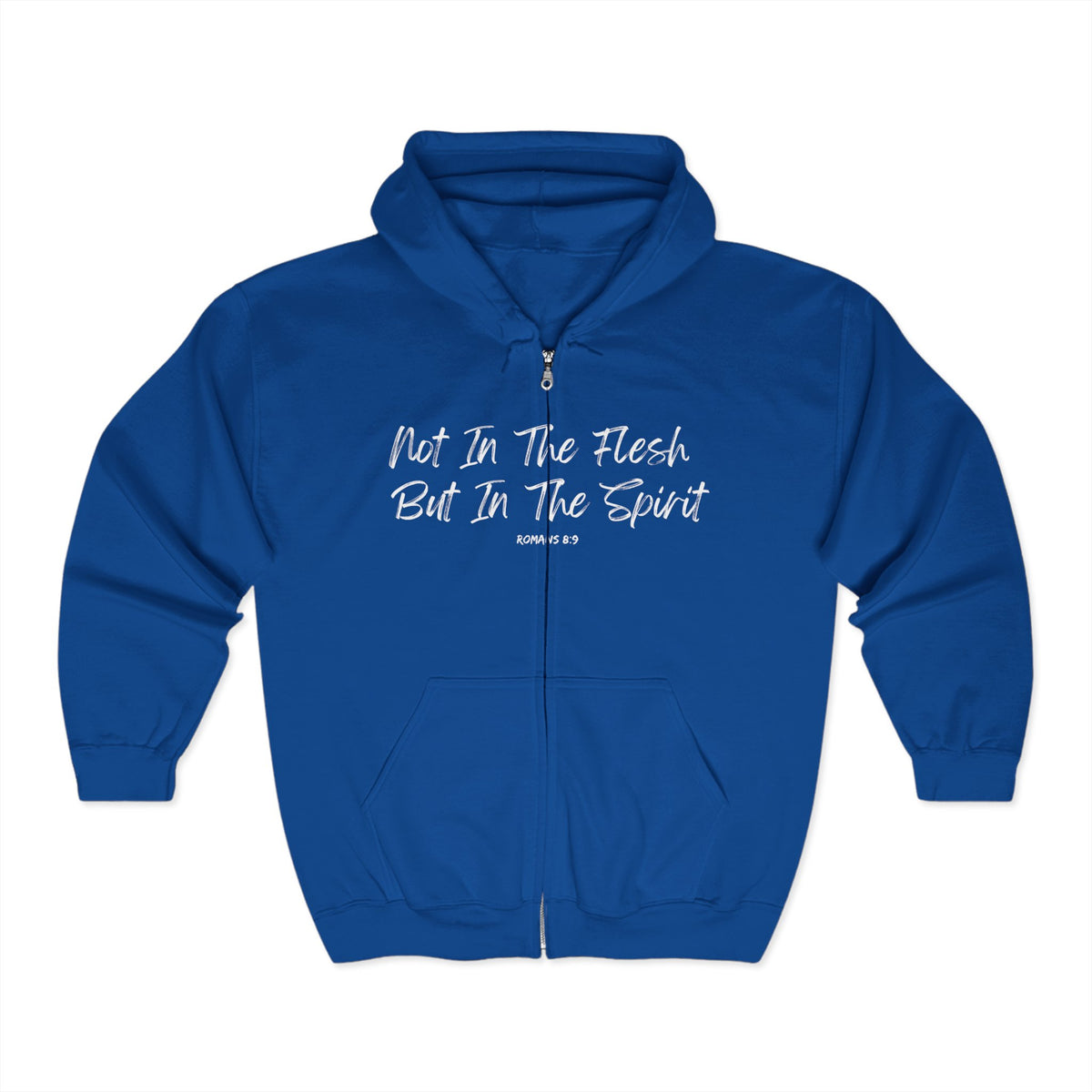 Not In The Flesh but In The Spirit | Unisex Heavy Blend™ Full Zip Hooded Sweatshirt