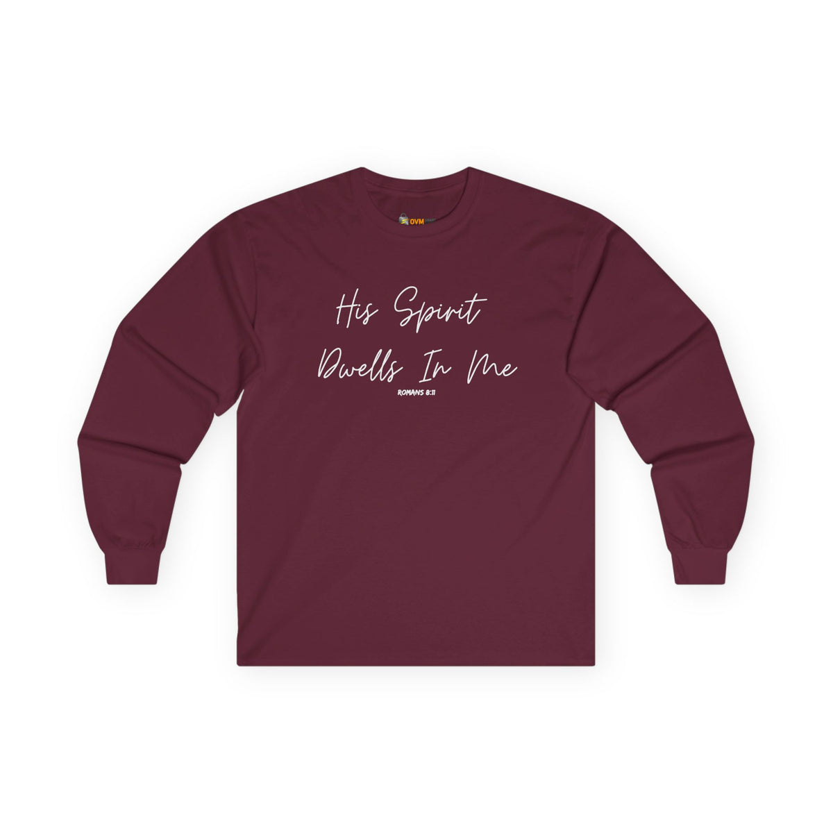 His Spirit Dwells In Me- Unisex Ultra Cotton Long Sleeve Tee