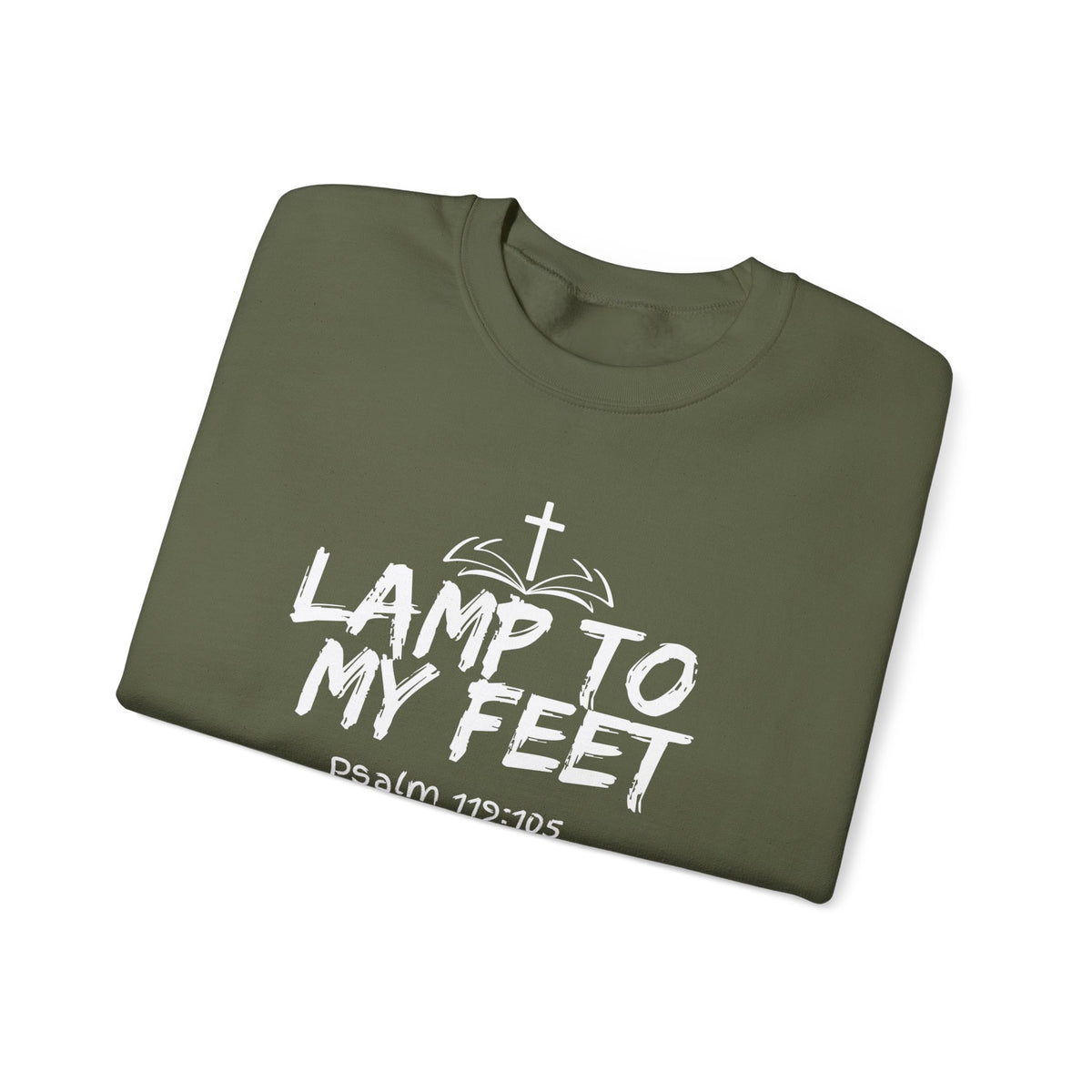 Lamp To My Feet- Unisex Heavy Blend™ Crewneck Sweatshirt