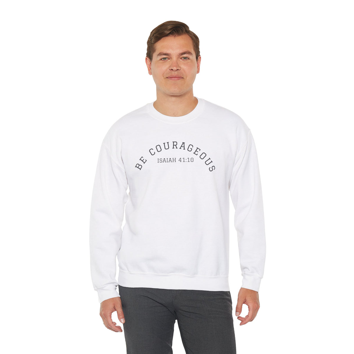 Be Courageous- Unisex Heavy Blend™ Crewneck Sweatshirt