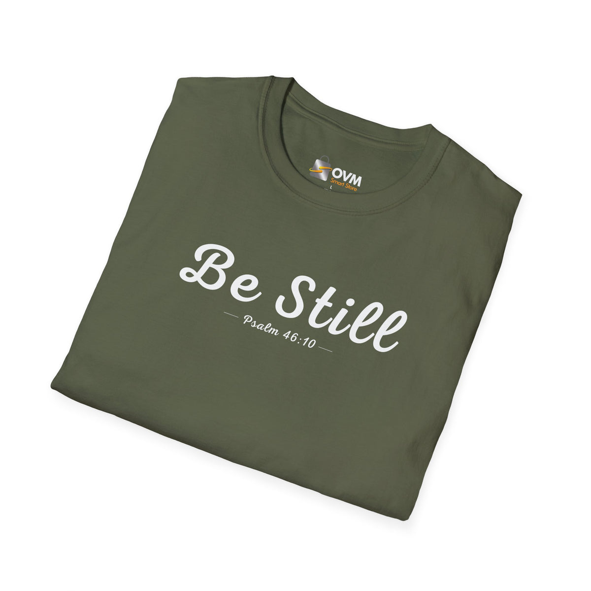 Be Still Christian T-Shirt – Psalm 46:10 Faith Apparel