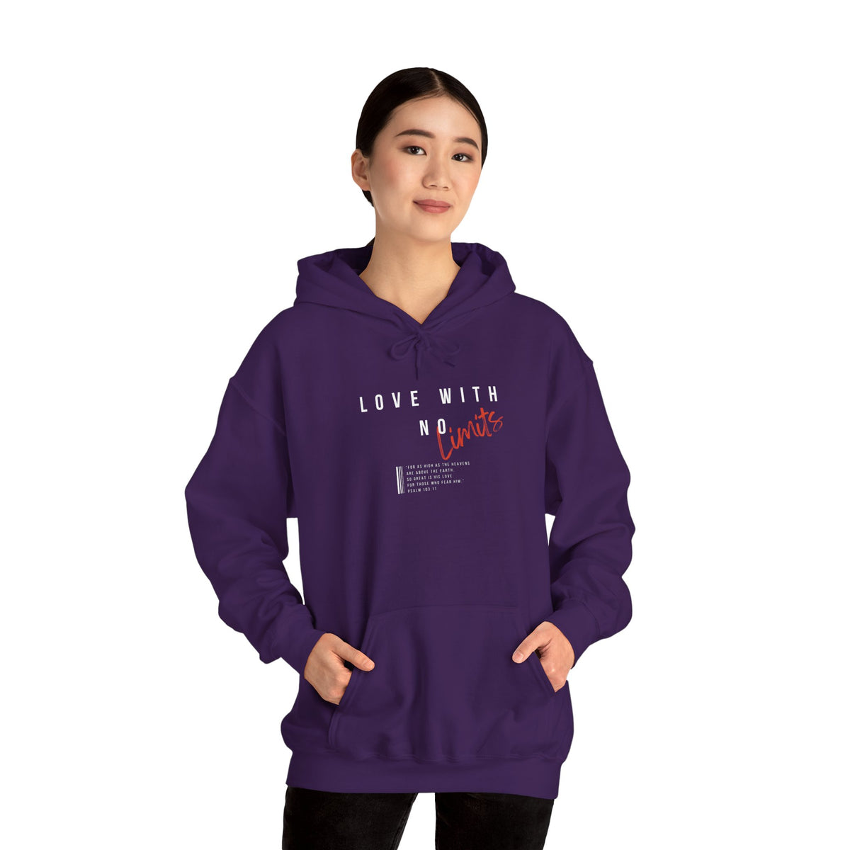 Love With No Limits- Unisex Heavy Blend™ Hooded Sweatshirt