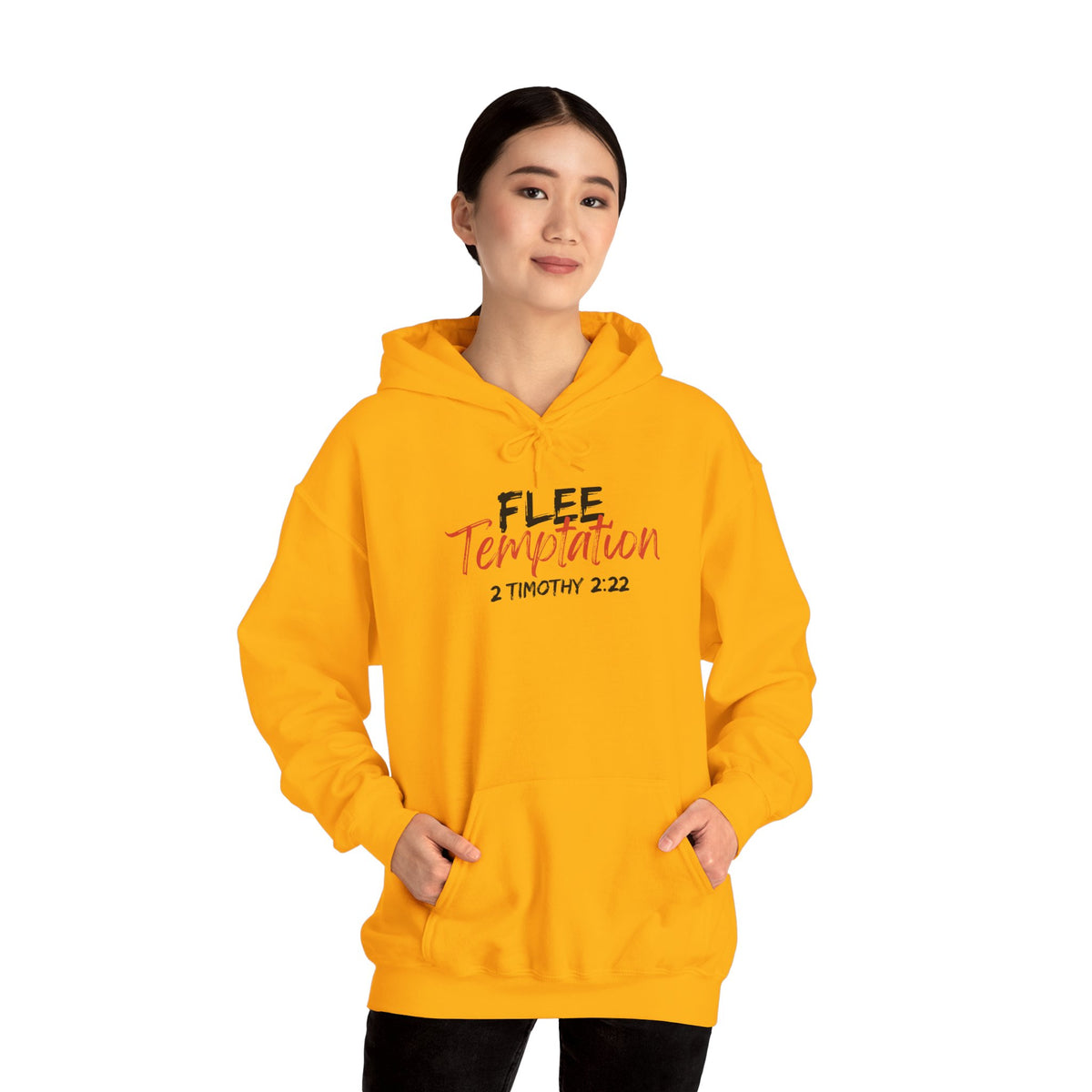 Flee Temptation- Unisex Heavy Blend™ Hooded Sweatshirt