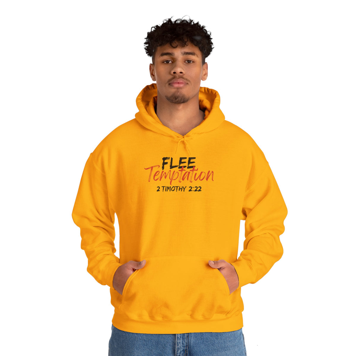 Flee Temptation- Unisex Heavy Blend™ Hooded Sweatshirt