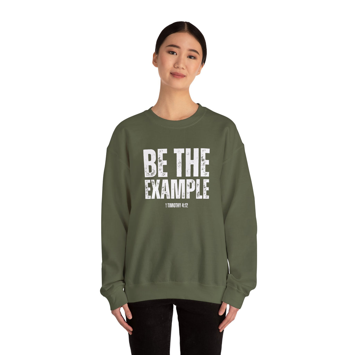 Be The Example- Unisex Heavy Blend™ Crewneck Sweatshirt