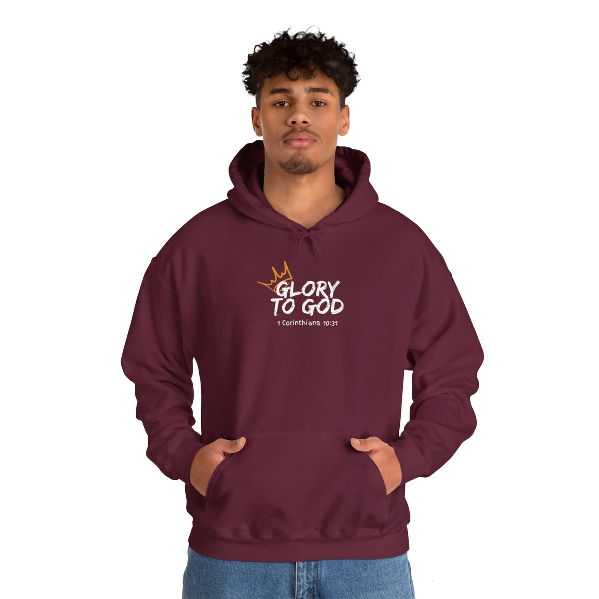 Glory To God Unisex Heavy Blend™ Hooded Sweatshirt