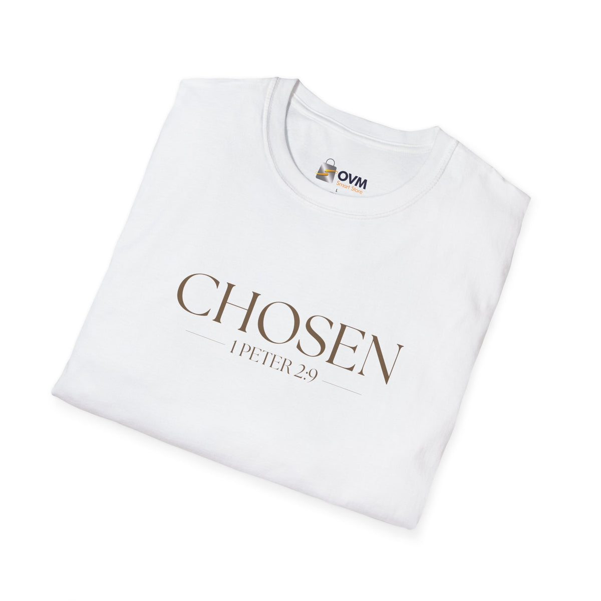 Chosen Christian T-Shirt – 1 Peter 2:9 Faith Apparel - Unisex Softstyle T-Shirt