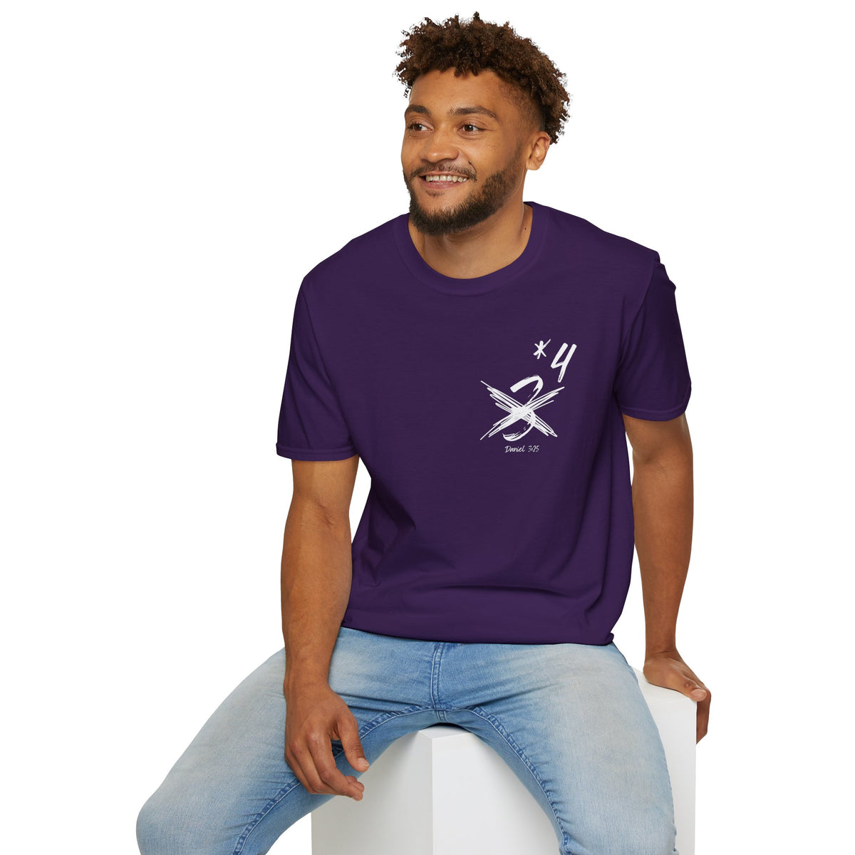 Not Just Three- Unisex Softstyle T-Shirt
