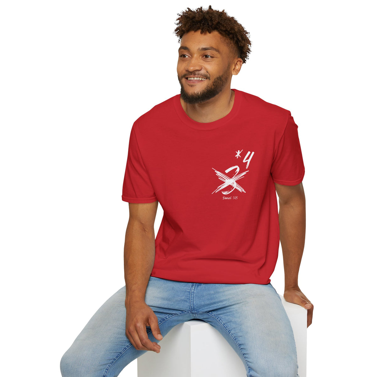 Not Just Three- Unisex Softstyle T-Shirt
