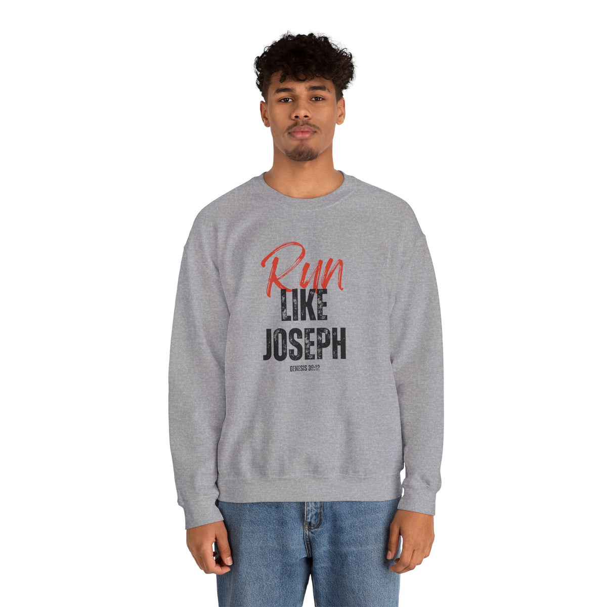 Run Like Joseph- Unisex Heavy Blend™ Crewneck Sweatshirt