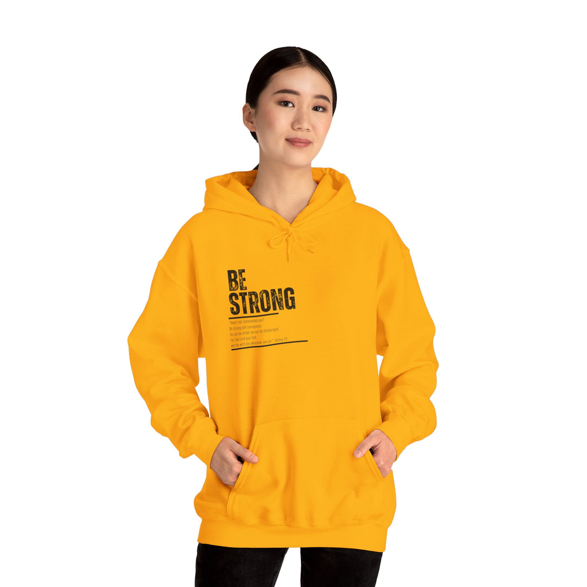 Be Strong- Unisex Heavy Blend™ Hooded Sweatshirt