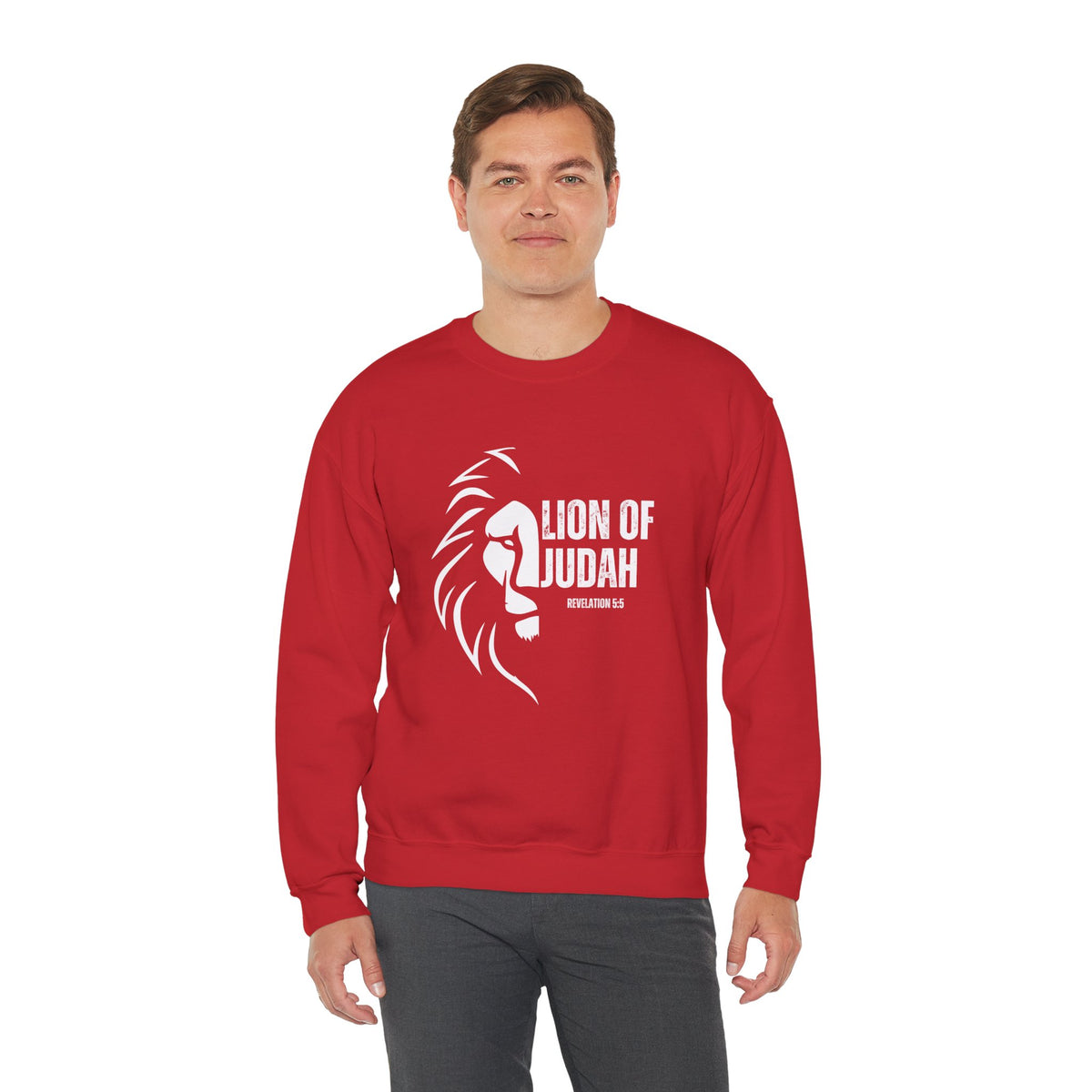 Lion Of Judah- Unisex Heavy Blend™ Crewneck Sweatshirt