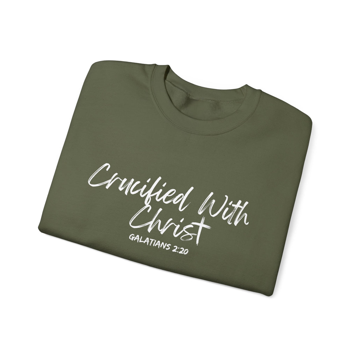 Crucified With Christ- Unisex Heavy Blend™ Crewneck Sweatshirt