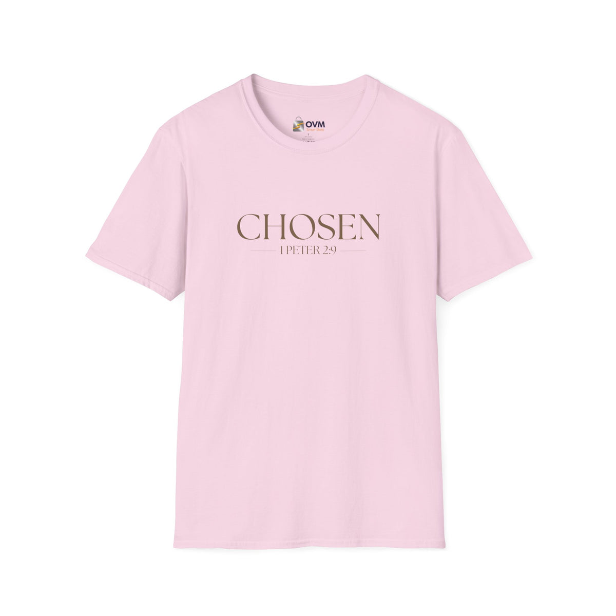 Chosen Christian T-Shirt – 1 Peter 2:9 Faith Apparel - Unisex Softstyle T-Shirt