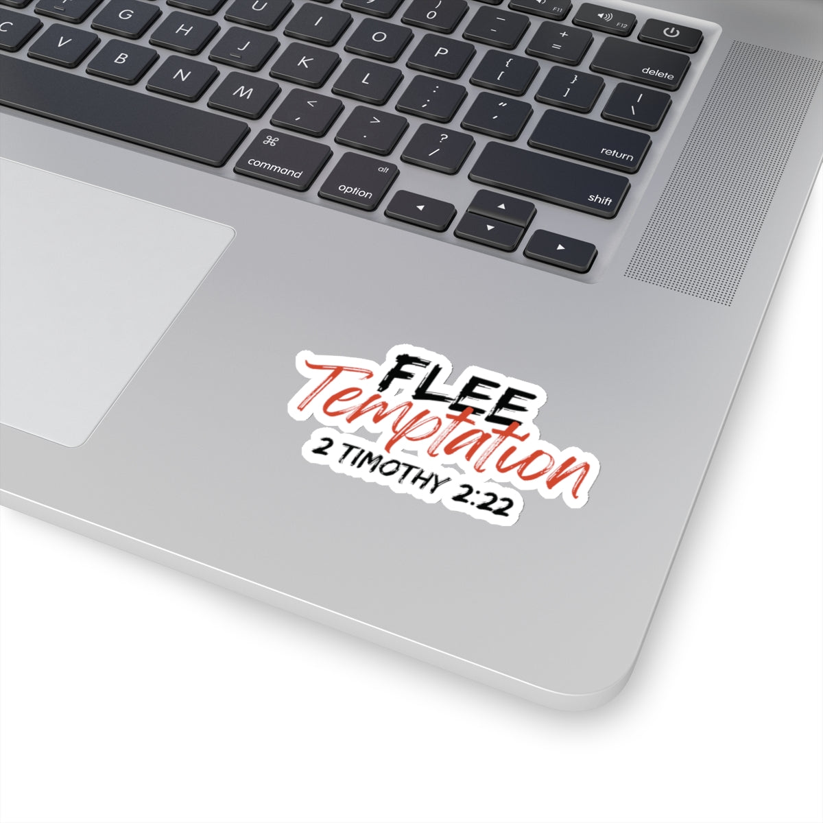 Flee Temptation- Kiss-Cut Stickers