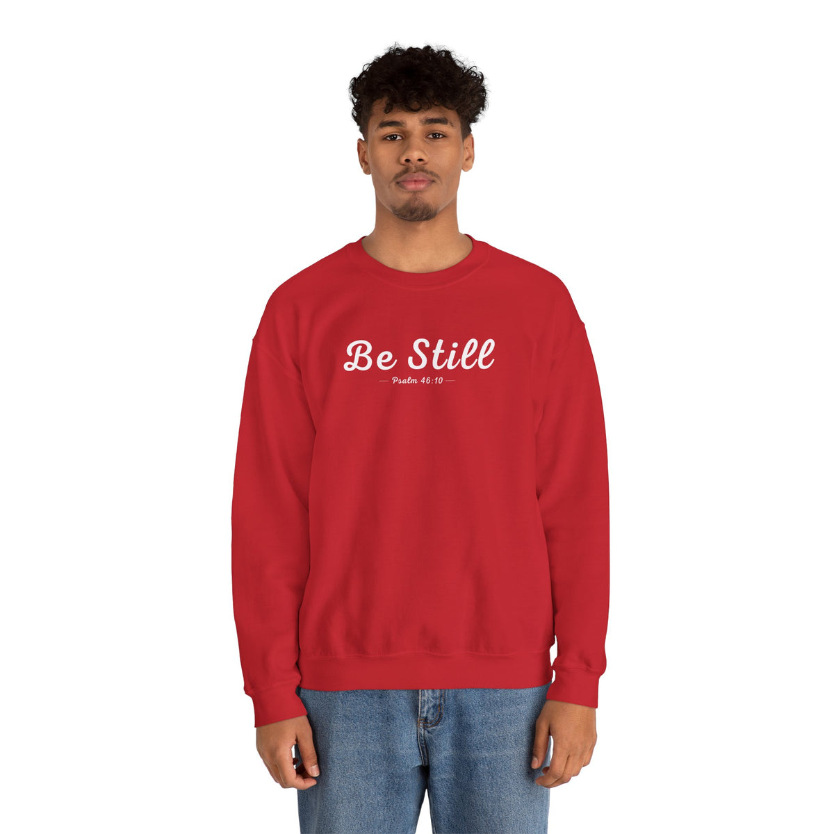 Be Still Christian Sweatshirt – Psalm 46:10 Wear Your Faith