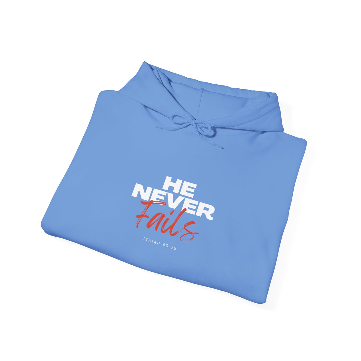 He Never Fails- Unisex Heavy Blend™ Hooded Sweatshirt