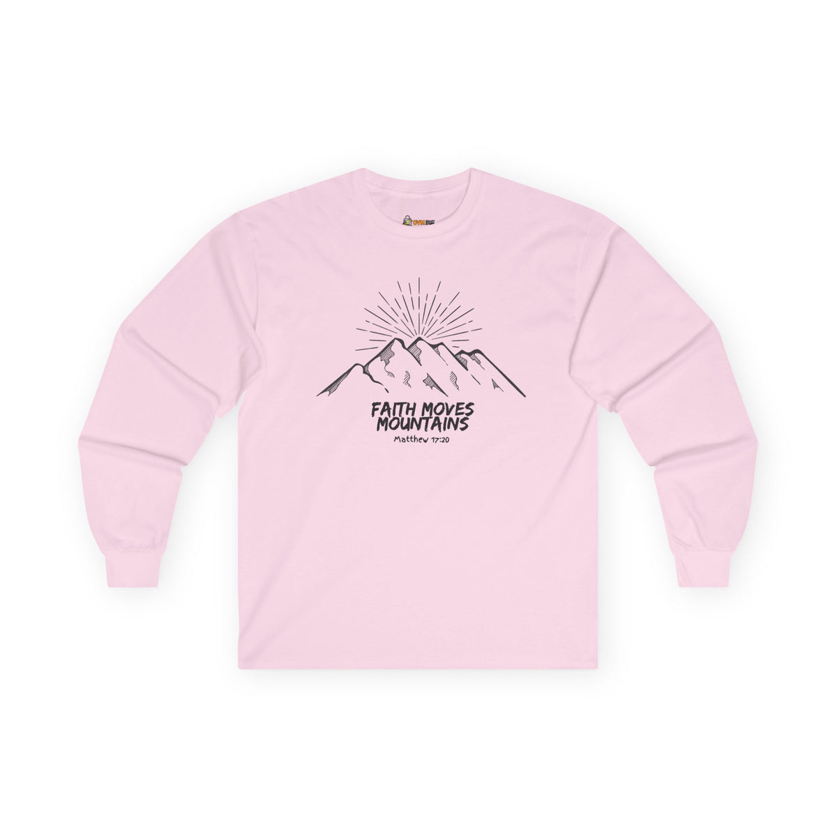 Faith Moves Mountains- Unisex Ultra Cotton Long Sleeve Tee