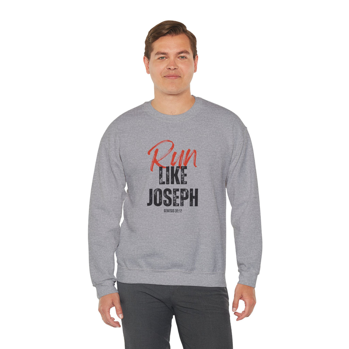 Run Like Joseph- Unisex Heavy Blend™ Crewneck Sweatshirt