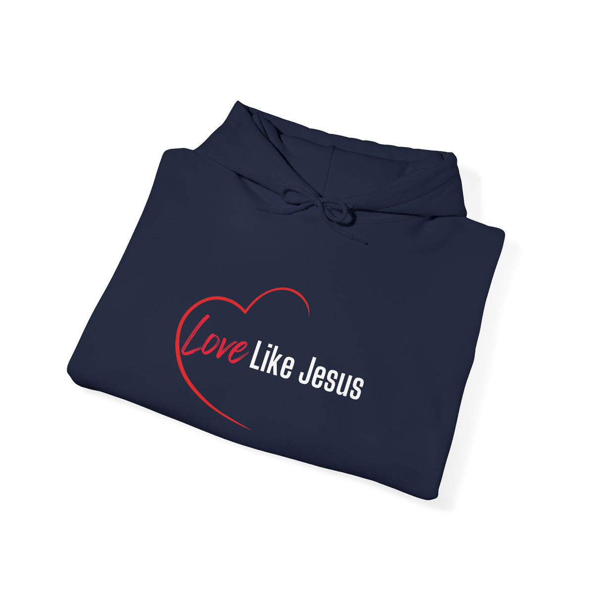 Love Like Jesus Christian Hoodie – Faith-Inspired Comfort Wear - Unisex Heavy Blend™ Hooded Sweatshirt