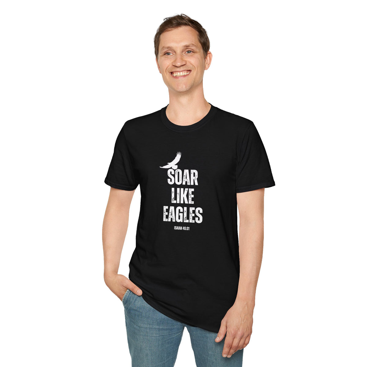 Soar Like Eagles- Unisex Softstyle T-Shirt