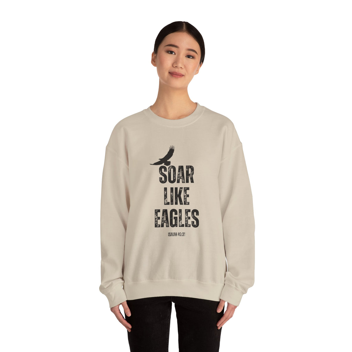 Soar Like Eagles- Unisex Heavy Blend™ Crewneck Sweatshirt