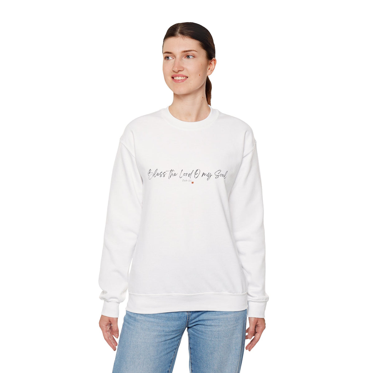 Bless The Lord O My Soul | Ladies' Heavy Blend™ Crewneck Sweatshirt
