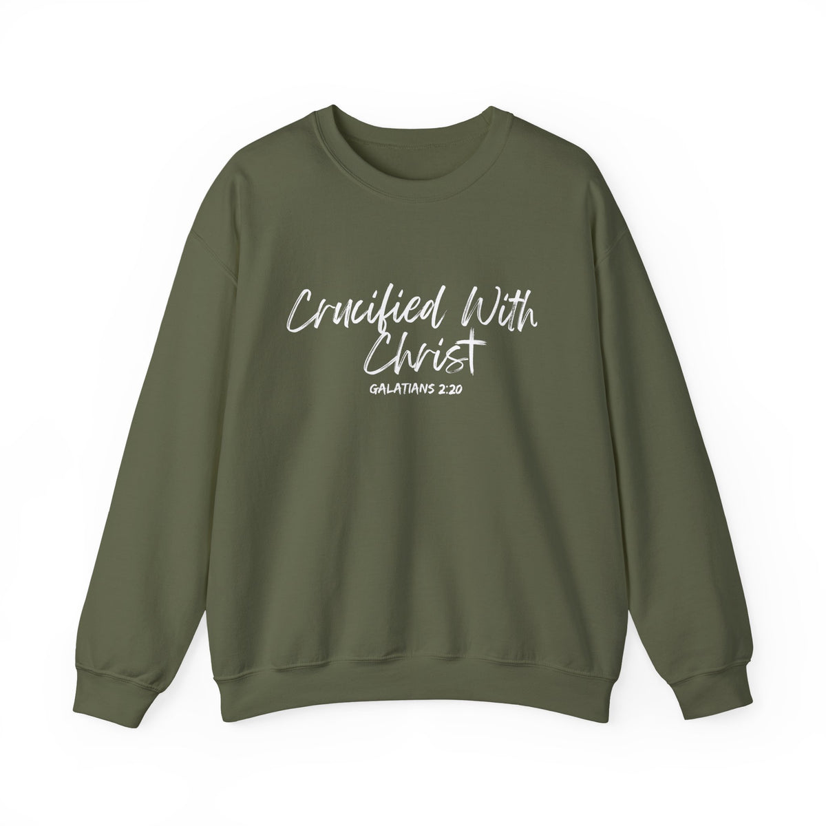 Crucified With Christ- Unisex Heavy Blend™ Crewneck Sweatshirt