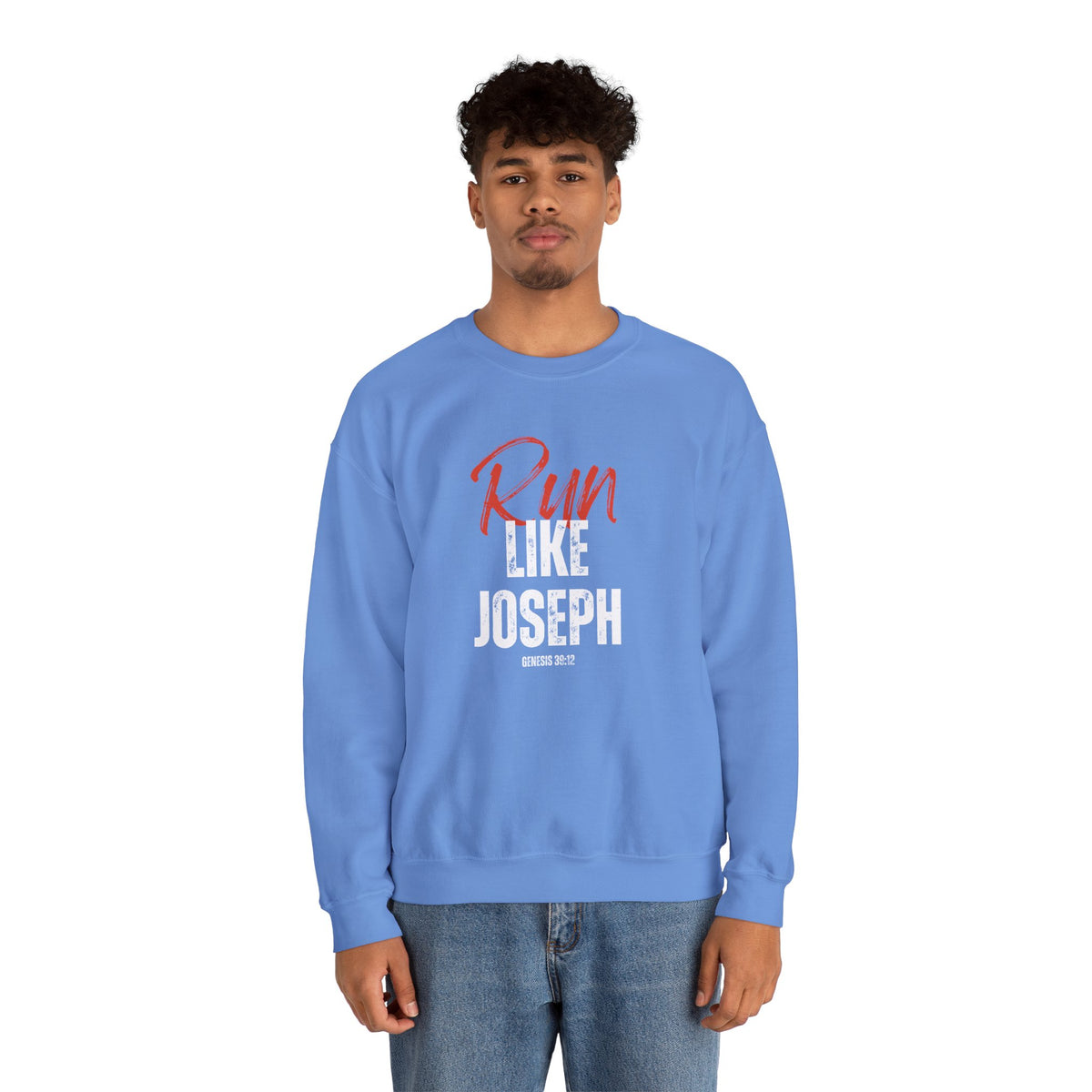 Run Like Joseph- Unisex Heavy Blend™ Crewneck Sweatshirt