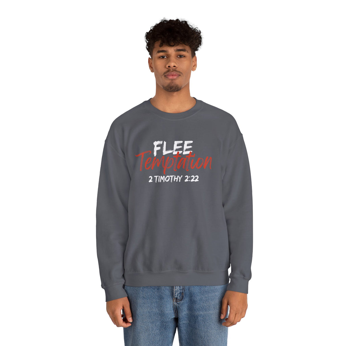 Flee Temptation- Unisex Heavy Blend™ Crewneck Sweatshirt